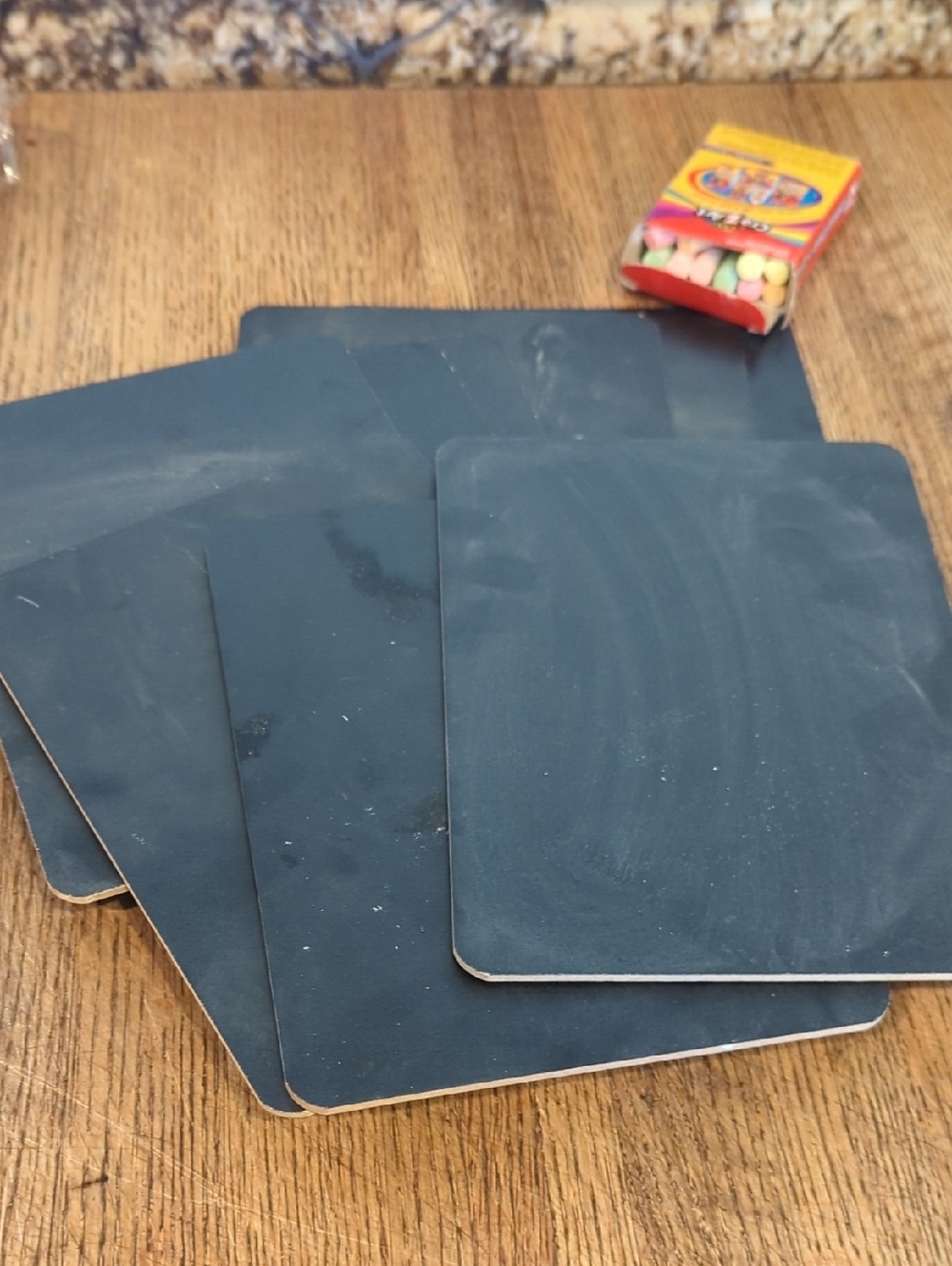 Small Chalkboards And Chalk